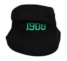 Load image into Gallery viewer, AKA Embroidered Bucket Hat Black
