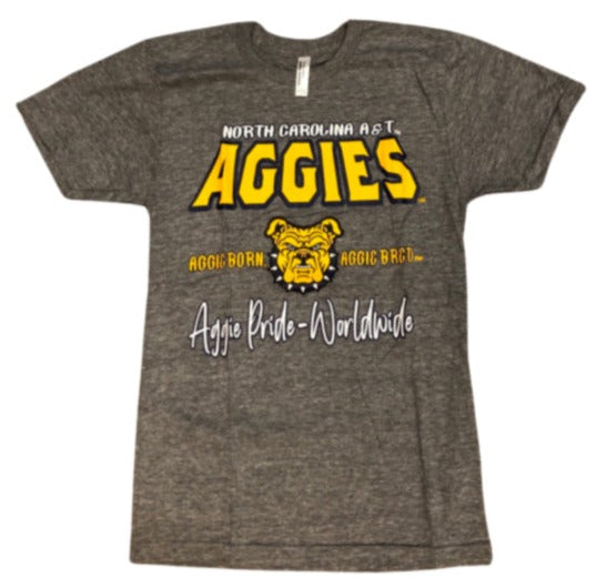 NC A&T AGGIES--Aggie Pride Worldwide Globetrotter Tee