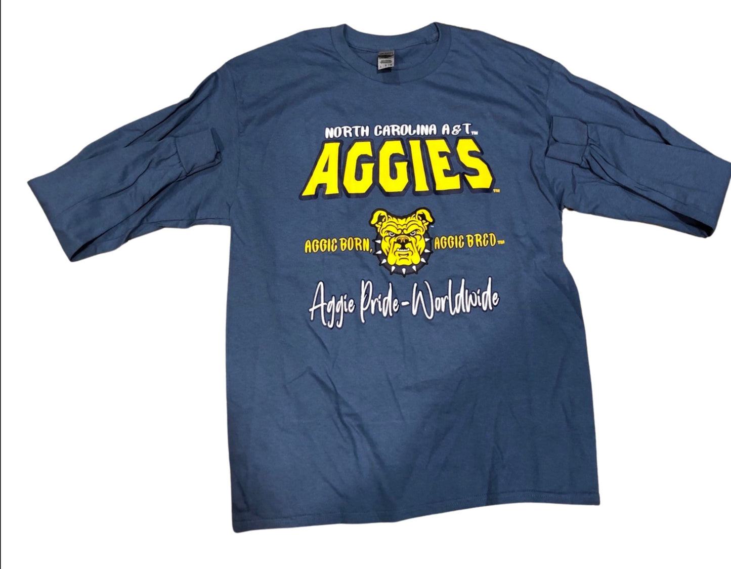 NC A&T AGGIES--Aggie Pride Worldwide Globetrotter Tee