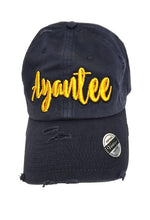 Load image into Gallery viewer, NC A&amp;T &quot;Ayantee&quot; Adjustable Distressed Cap
