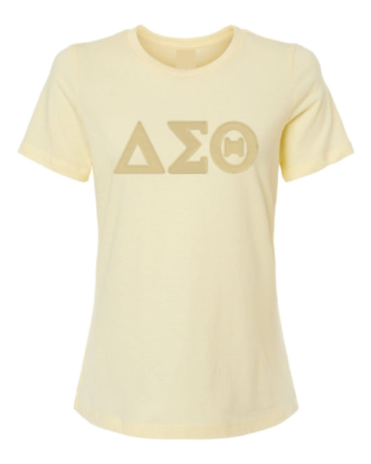 DST tone on tone Embroidered Tee
