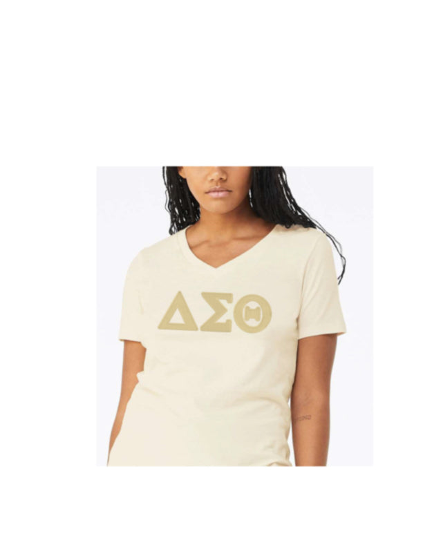 DST tone on tone Embroidered Tee