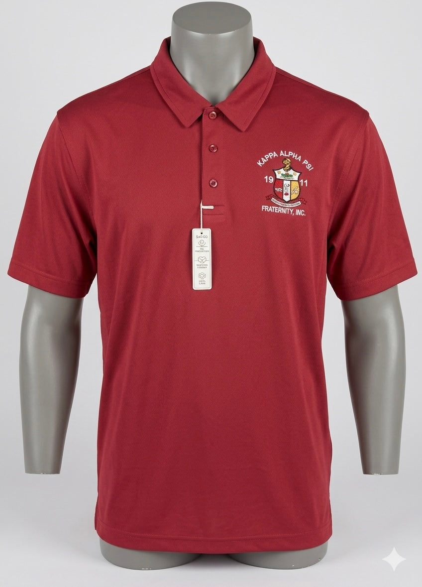 “Kappa Alpha Psi Heritage Polo – Maroon Edition”