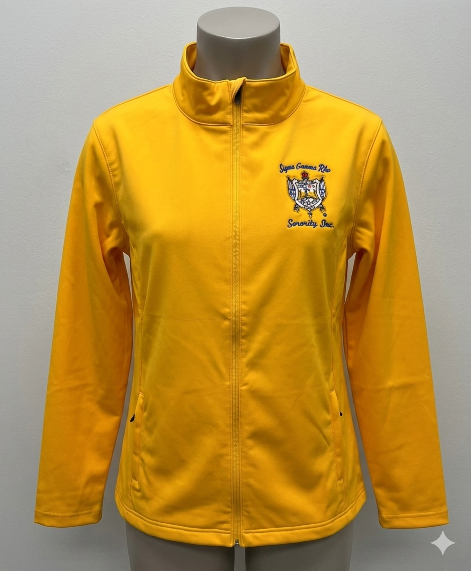 “Sigma Gamma Rho Golden Prestige Zip Jacket”