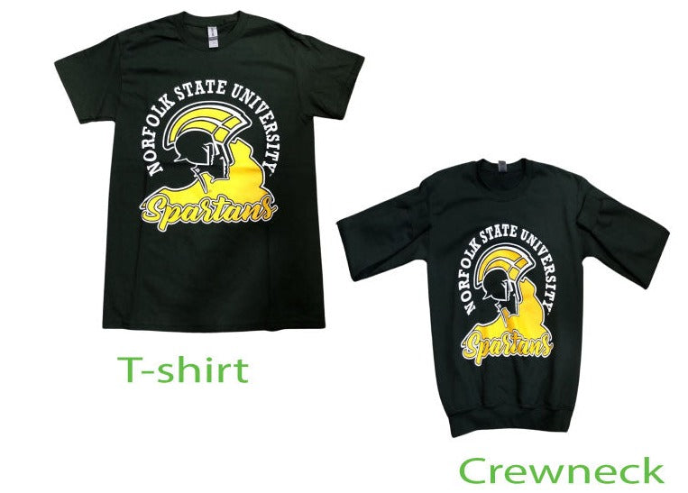 Norfolk State University Big Logo Spartans Style 20