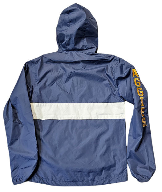 NC A&T Navy w/White Anorak Pullover