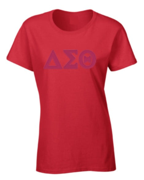 DST tone on tone Embroidered Tee