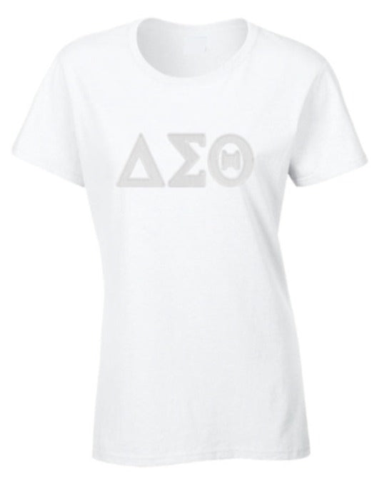 DST tone on tone Embroidered Tee