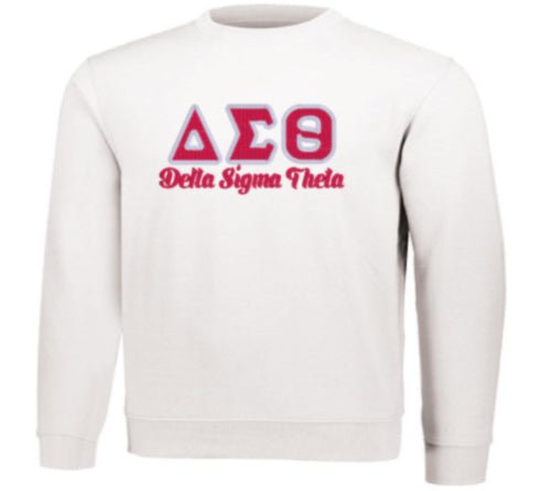 DST Greek Letter Crew Neck Unisex Sweatshirt