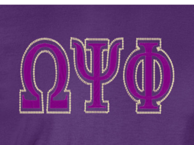 Omega Psi Phi Chain Stitch