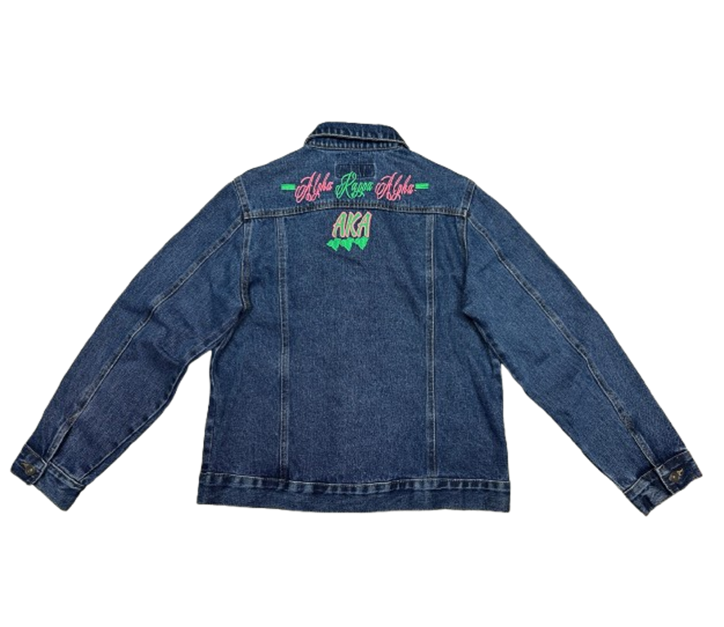 Alpha Kappa Alpha Embroidered Denim Jacket