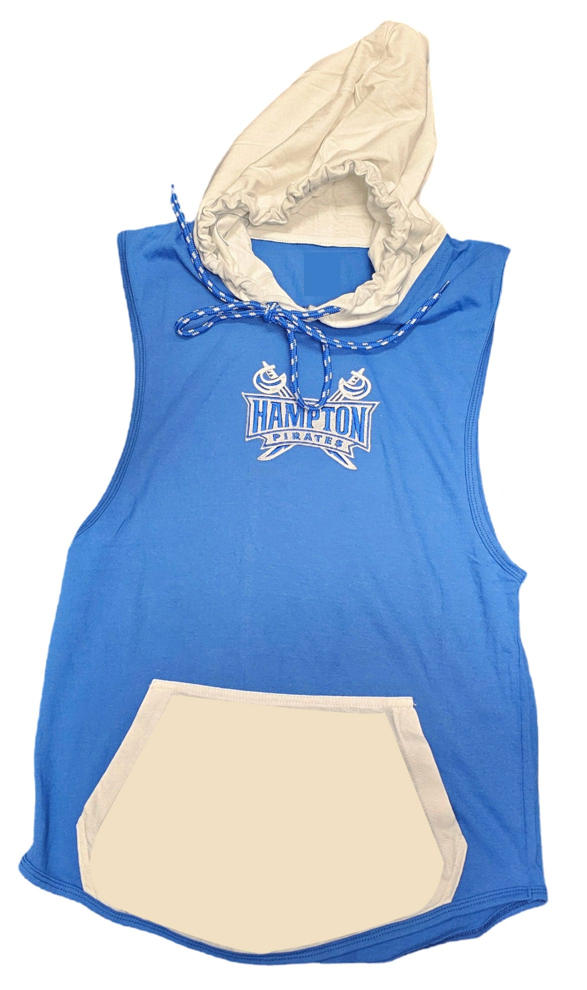 Hampton University | Sleeveless gym hoodie.