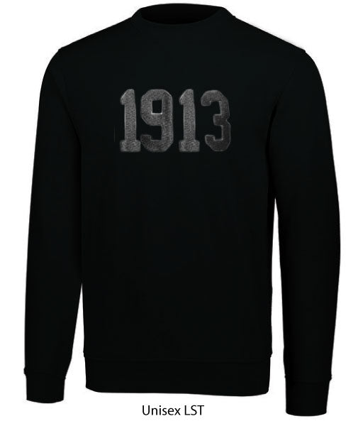 ΔΣΘ 1913 Tone on Tone Embroidered Long Sleeve Shirt