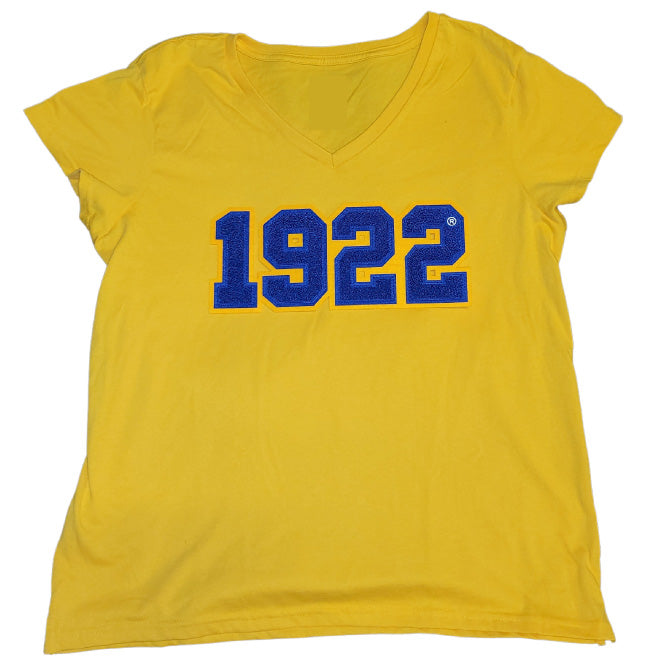 Sigma Gamma Rho 1922 Embroidered Chenille Tee