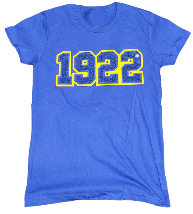 Sigma Gamma Rho 1922 Embroidered Chenille Tee