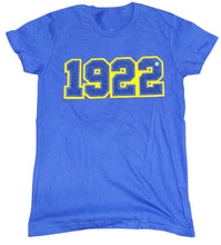 Load image into Gallery viewer, Sigma Gamma Rho 1922 Embroidered Chenille Tee
