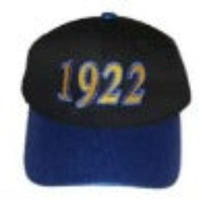 Sigma Gamma Rho 1922 Royal Blue Glitter Brim Embroidered Cap