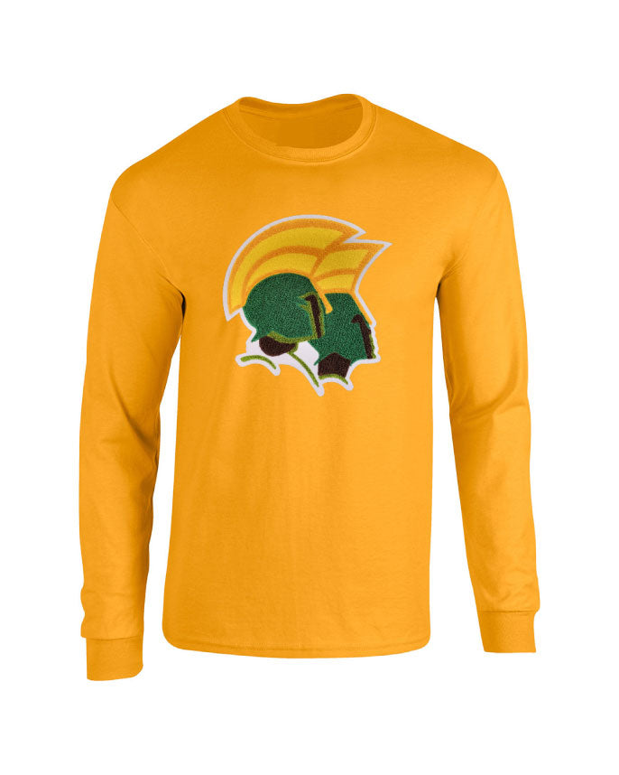 Norfolk State University Spartan Energy. Embroidered Chenille Long Sleeve T
