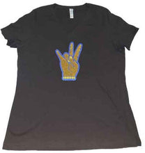 Load image into Gallery viewer, Sigma Gamma Rho Embroidered Chenille Hand Symbol Tee
