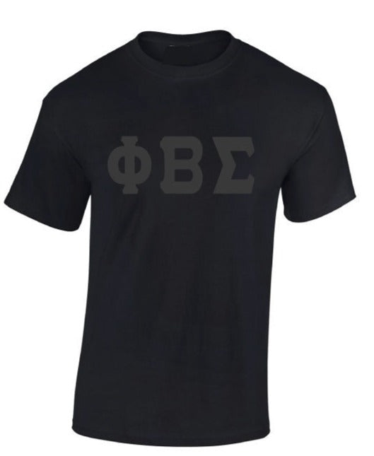 ΦΒΣ Embroidered Tone on Tone T-shirt