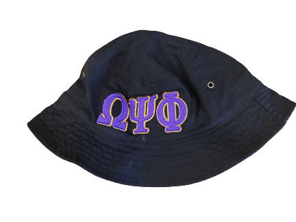 Omega Psi Phi Symbols Style 1 Bucket Cap