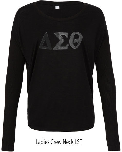 ΔΣΘ Tone on Tone Long Sleeve Shirt