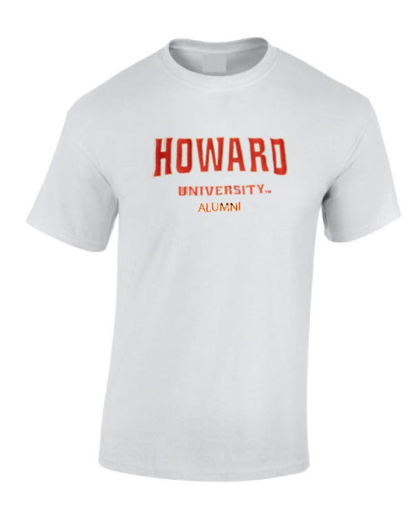 Howard University Embroidered Unisex Cut T-shirt