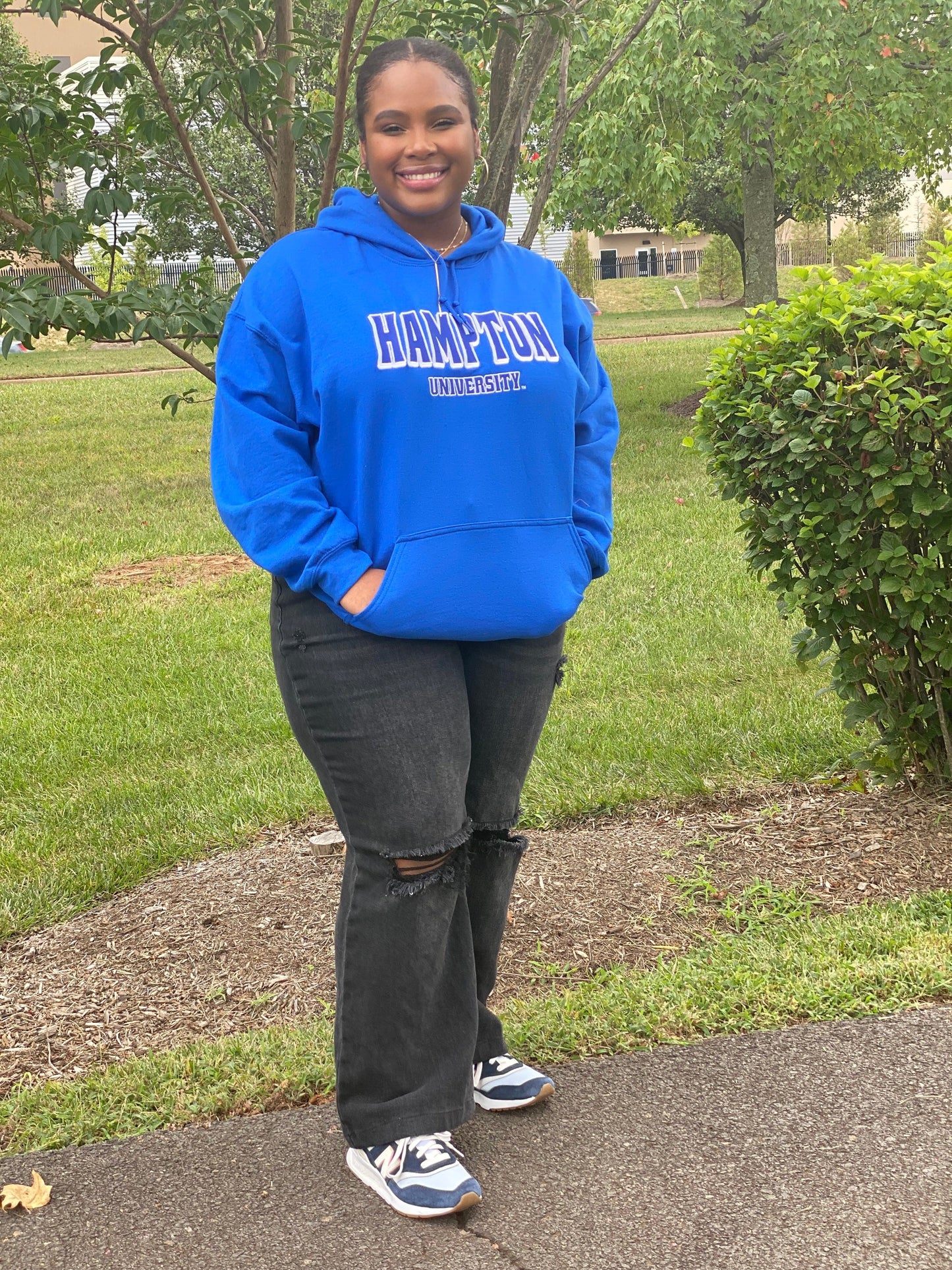 Hampton University | Embroidered Hoodie