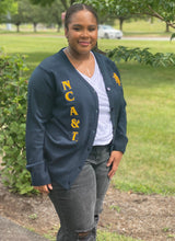 Load image into Gallery viewer, NC A&amp;T Varsity | Embroidered Cardigan
