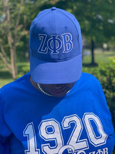 Load image into Gallery viewer, ZPB Royal Blue ΖΦΒ Adjustable Cap
