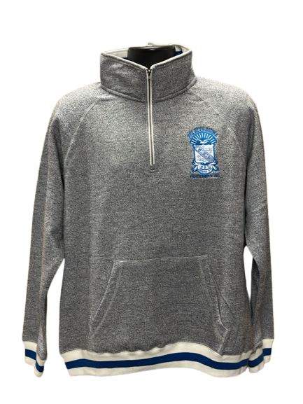 ΦΒΣ | Embroidered 3/4 Zipper Fleece