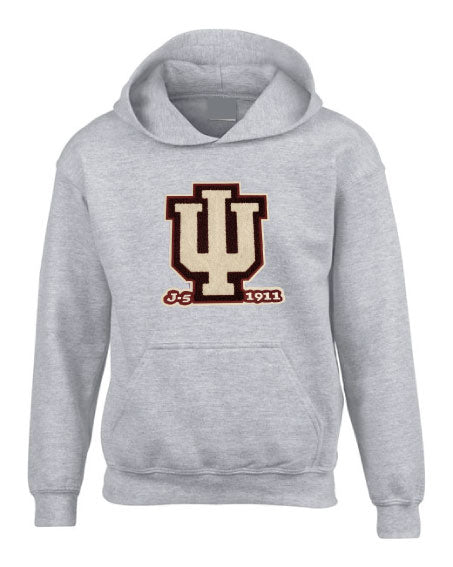 KΑΨ Chenille Indiana U J-5 1911 Hoodie