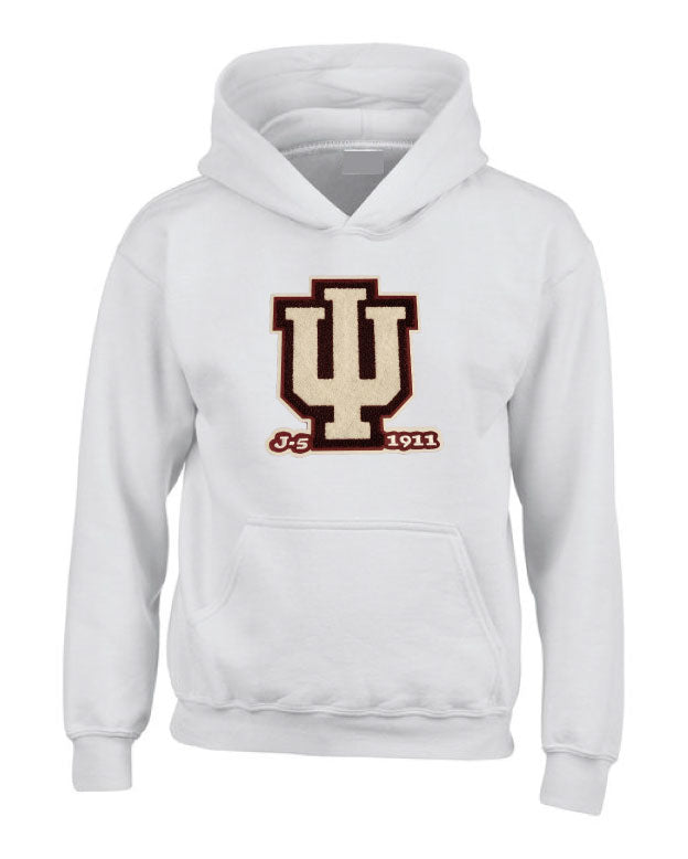 KΑΨ Chenille Indiana U J-5 1911 Hoodie