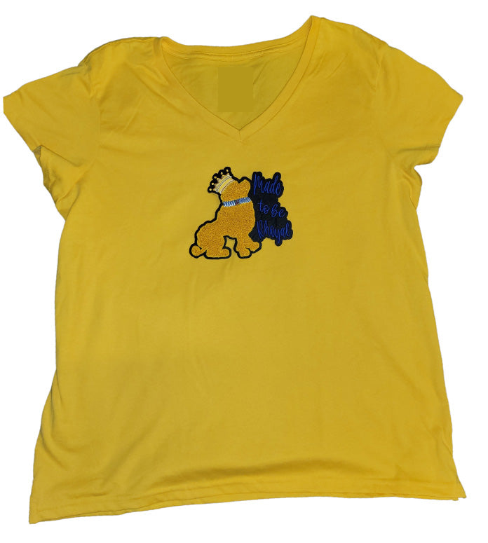 Sigma Gamma Rho Made to be Rhoyal Embroidered Chenille Tee