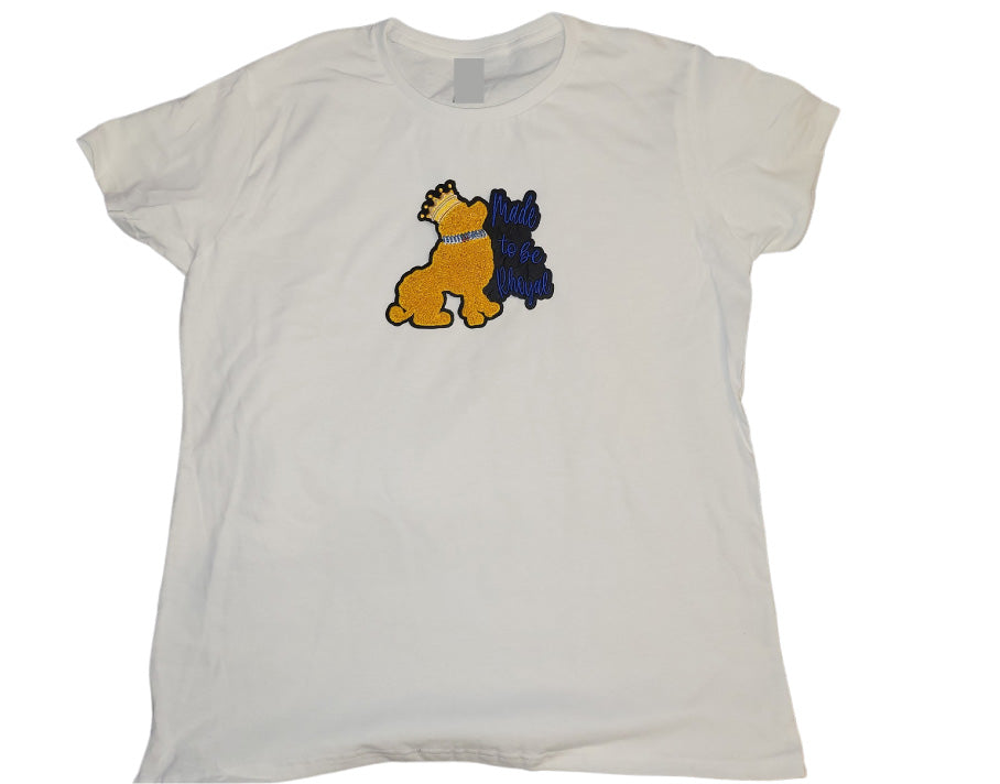 Sigma Gamma Rho Made to be Rhoyal Embroidered Chenille Tee