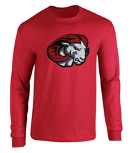 Load image into Gallery viewer, WSSU Big Ram Energy Embroidered Chenille Long Sleeve Tee
