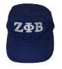 Zeta Phi Beta Royal Blue Embroidered Military Cap
