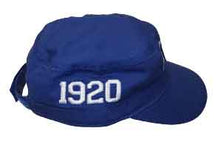Load image into Gallery viewer, ZPB Royal Blue ΖΦΒ Embroidered Military Cap
