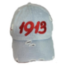 Load image into Gallery viewer, DST Light Denim 1913 Distressed Cap
