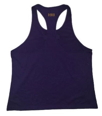 Omega Psi Phi TEΩM Stringer Tank Top Purple