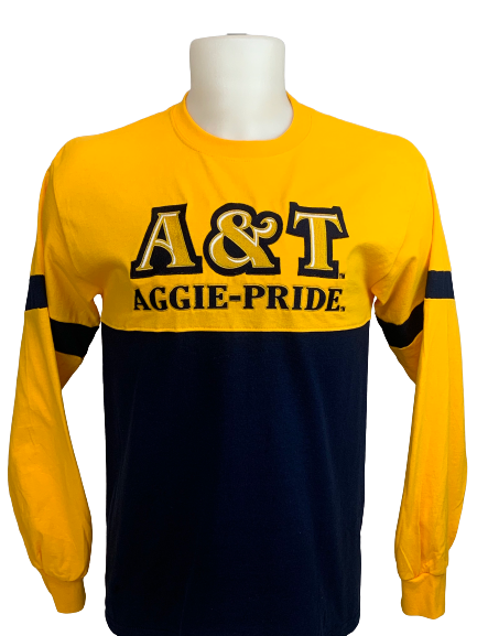 NC A&T Aggie Pride 2-Tone | Embroidered Long Sleeve