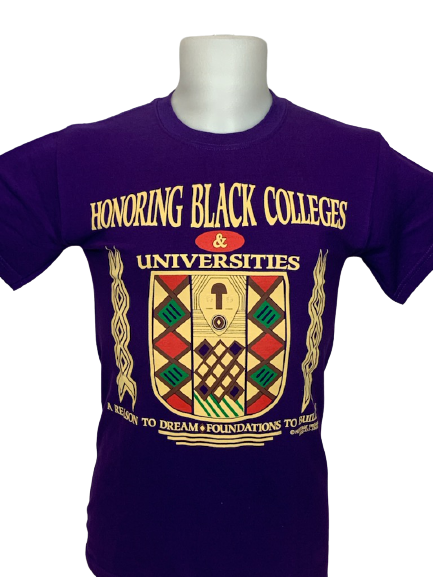 Honoring HBCUs (African Mask Shirt) Purple | Shirt