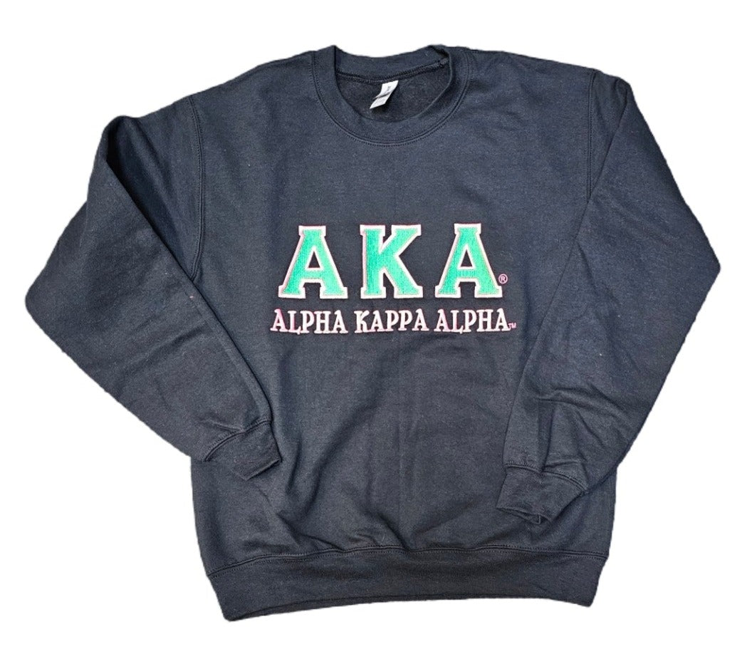 AKA Embroidered Pullover | Sweatshirt