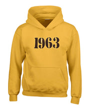 Load image into Gallery viewer, Iota Phi Theta Chenille 1963 Hoodie Sweatshirt
