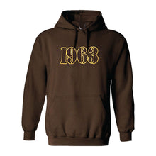 Load image into Gallery viewer, Iota Phi Theta Chenille 1963 Hoodie Sweatshirt
