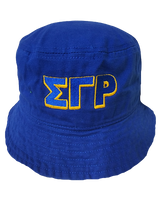 Load image into Gallery viewer, SGR Blue &#39;Pretty Poodles&#39; Bucket Hat
