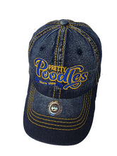 Load image into Gallery viewer, Pretty Poodles Sigma Gamma Rho Denim with Gold Stitch Cap
