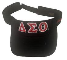 Load image into Gallery viewer, Delta Sigma Theta Black Visors
