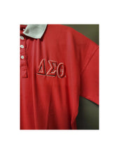 Load image into Gallery viewer, DST 3D Embroidered Symbols Polo Dress (w pockets!)
