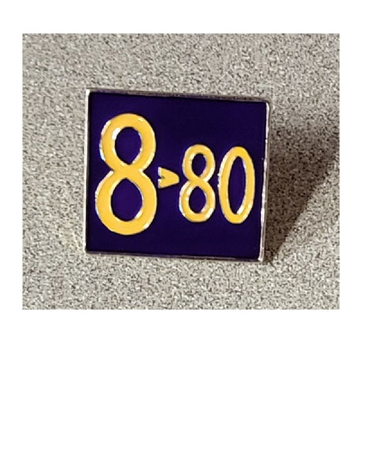 Omega Psi Phi 8 > 80 Lapel Pin